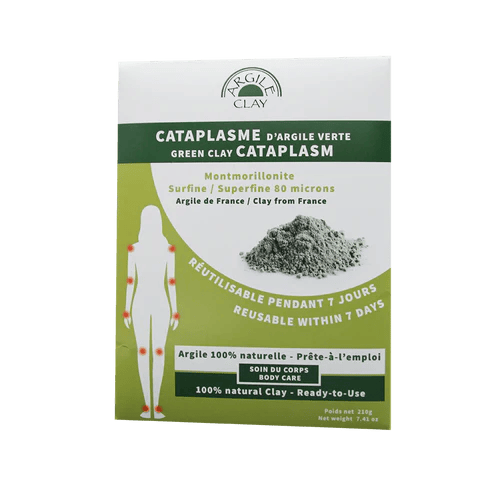 ARGILE CLAY Suppléments Argile verte pour cataplasme 210g