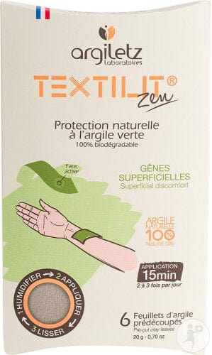 ARGILETZ Suppléments Feuillets d'argile prédécoupés 6un