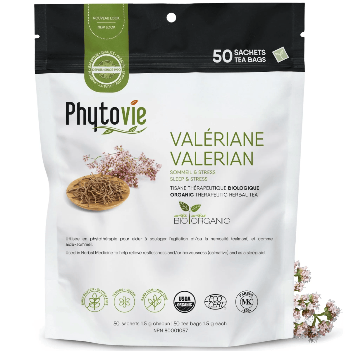 GOURMET NUTRITION Suppléments Tisane Valériane 50s