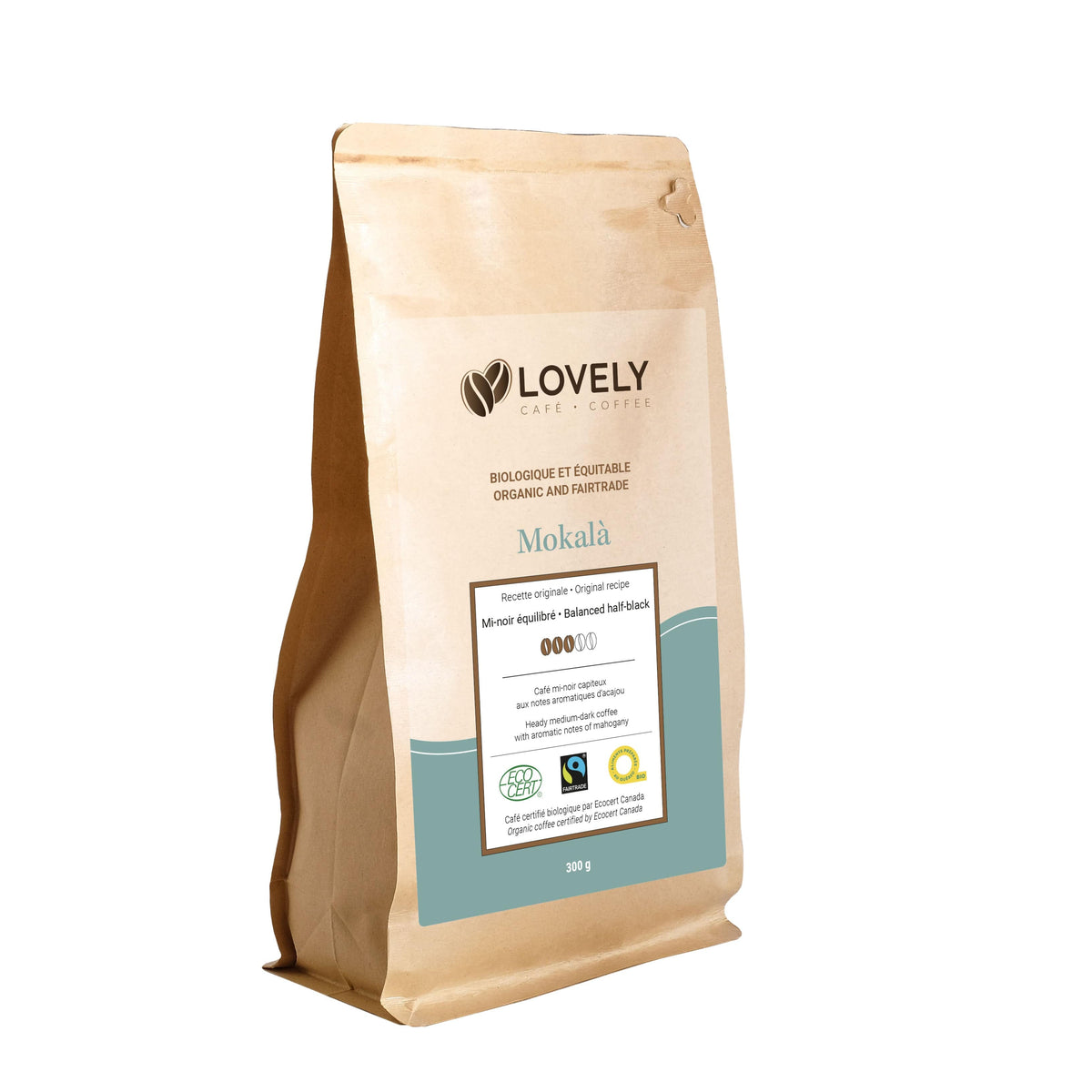 LOVELY CAFÉ Épicerie Café mokalà moulu bio 300g
