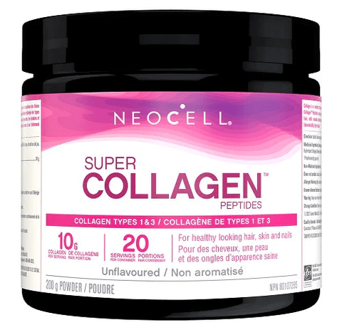 NEOCELL Suppléments Super Collagen peptides non-aromatisé 200g
DATE DE PÉREMPTION : 31 OCTOBRE 2026