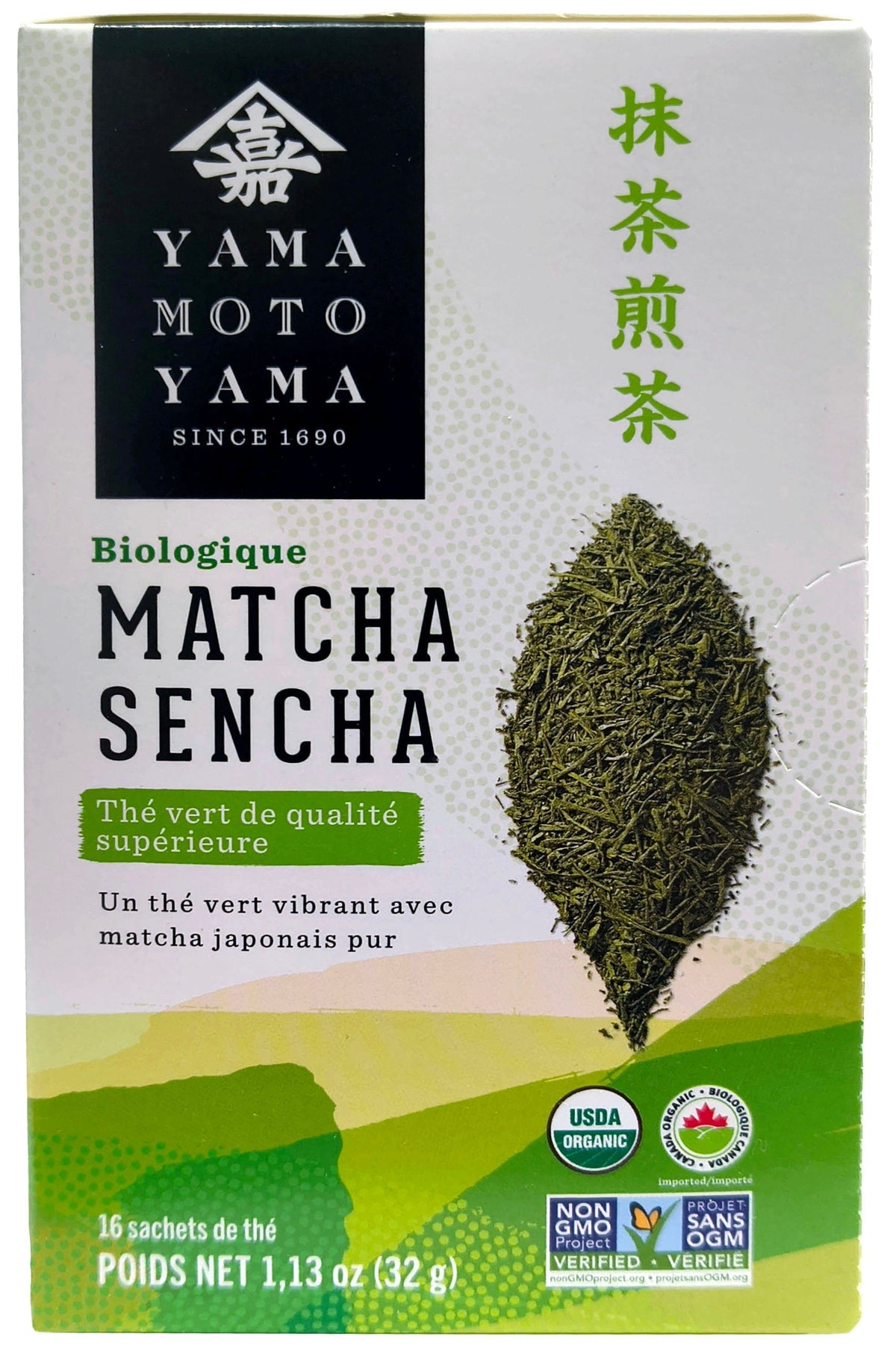 YAMA MOTO YAMA Épicerie Thé vert matcha sencha bio 16's