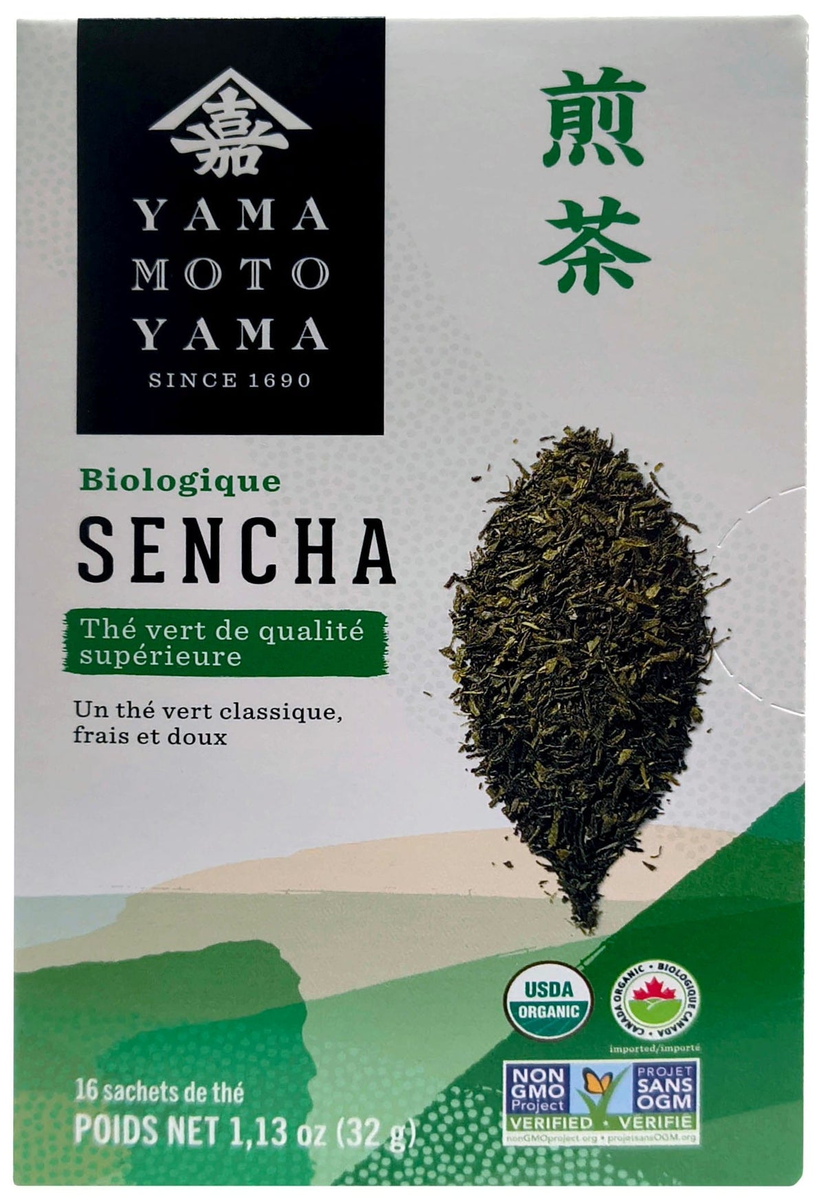YAMA MOTO YAMA Épicerie Thé vert sencha bio 16's