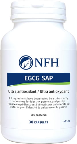 NFH Suppléments EGCG Sap 30caps
DATE DE PÉREMPTION : 30 SEPTEMBRE 2026