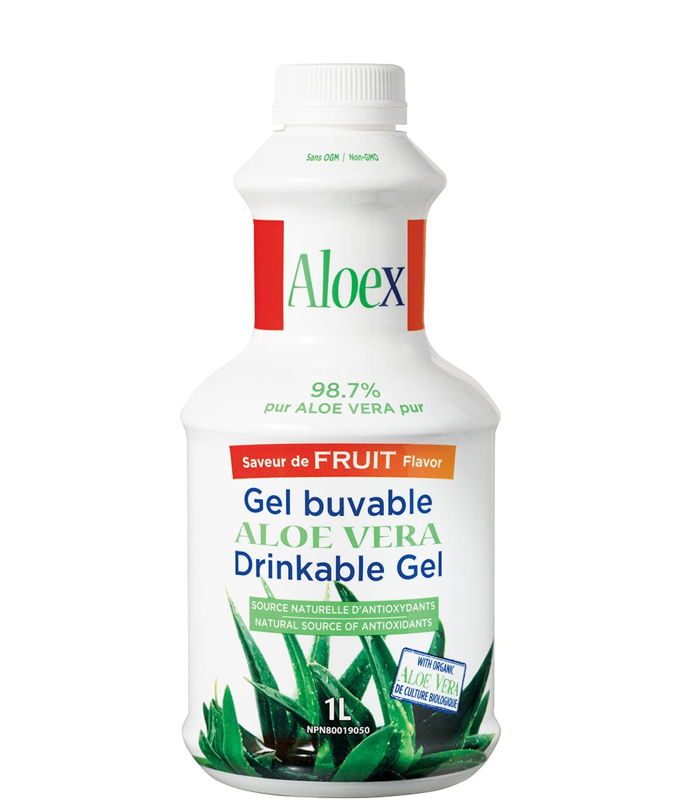 ALOEX PRODUITS D'ALOÈS suppléments Gel buvable (saveur aux fruits) 1L