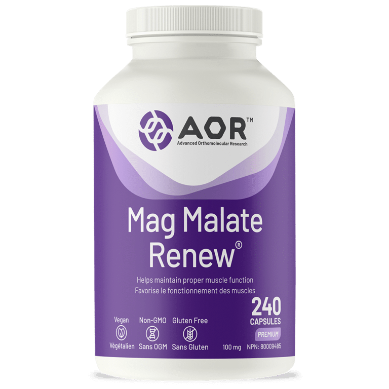 AOR Suppléments Mag malate renew  240caps