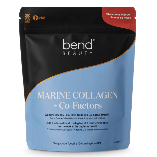 BEND BEAUTY Suppléments Collagène marin + cofacteur  (fraise) 146g