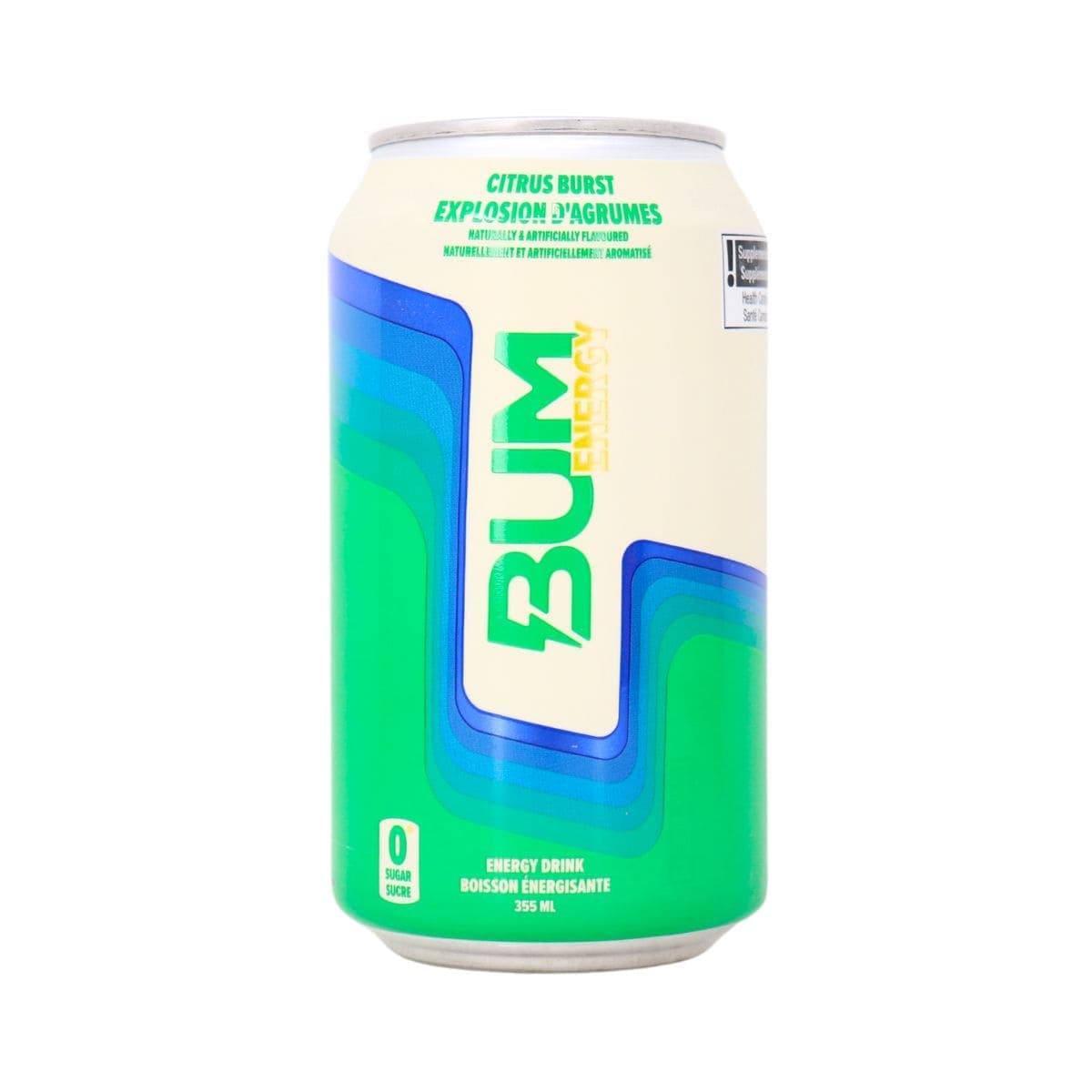 BUM ENERGY Suppléments Boisson énergisante explosion d'agrumes 355ml