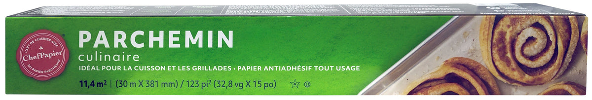 CHEFPAPIER Épicerie Papier parchemin culinaire (30mX381mm)