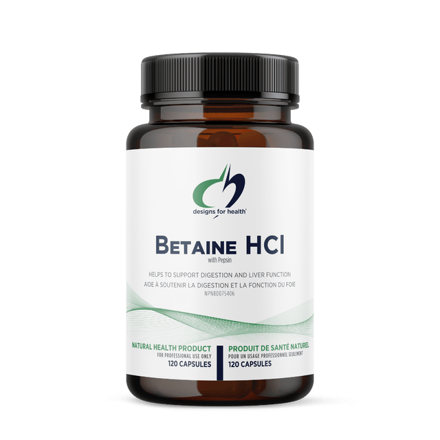 DESIGNS FOR HEALTH Suppléments Bétaine HCL  120caps