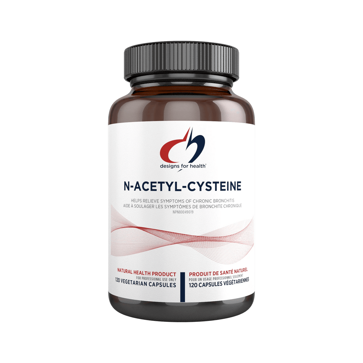 DESIGNS FOR HEALTH Suppléments N-Acetyl-Cysteine (900mg) 120vcaps