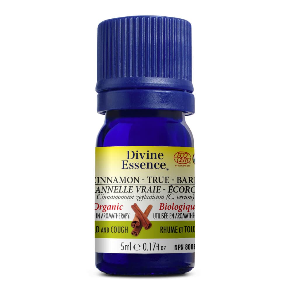 DIVINE ESSENCE Suppléments Huile essentielle cannelle vraie écorce bio 5ml