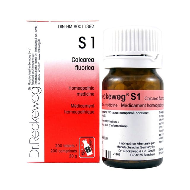 DR.RECKEWEG Suppléments S1 (calcarea fluorica) 3x 200comp