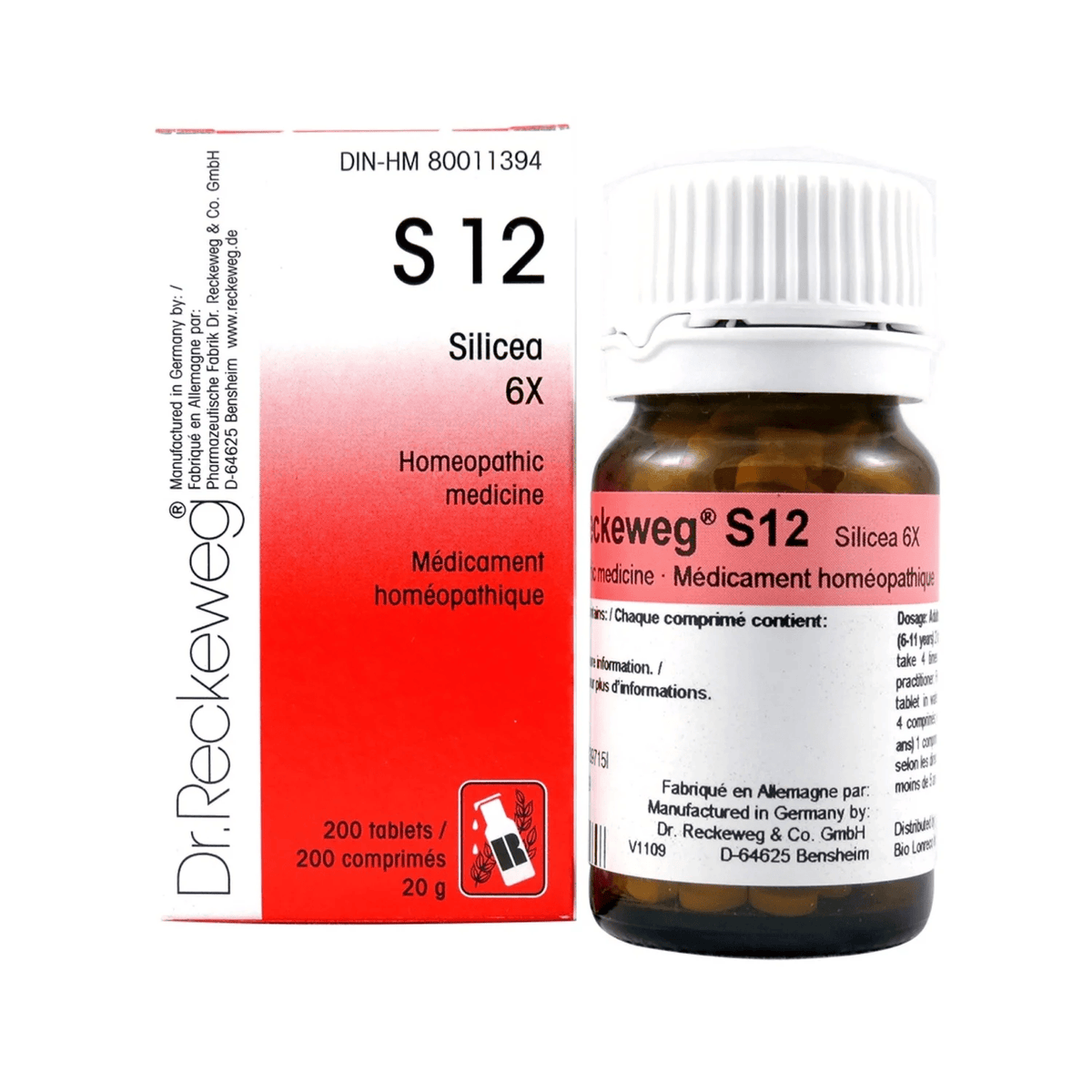 DR.RECKEWEG Suppléments S12 200comp