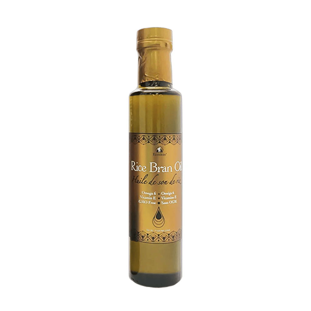 ECOIDEAS Épicerie Huile de son de riz bio 250ml