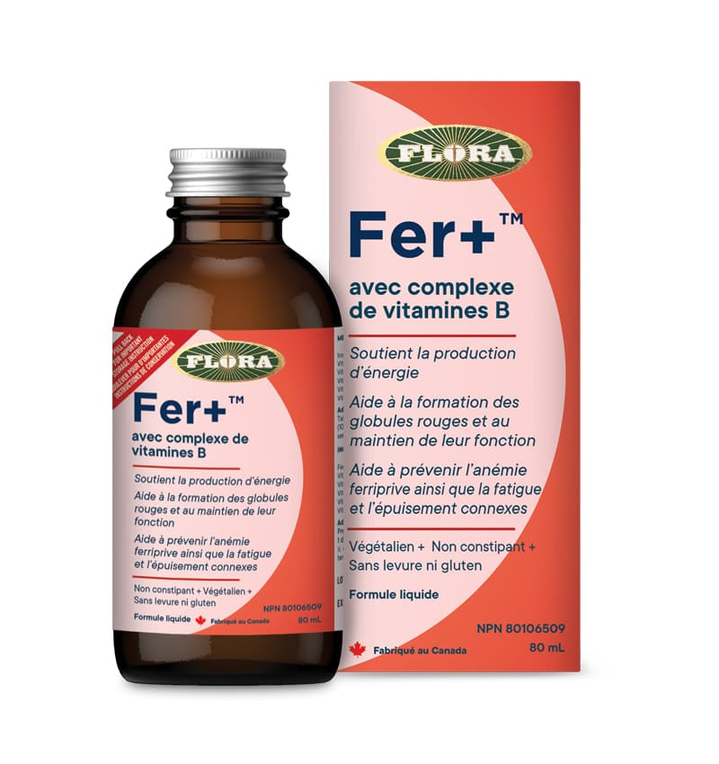 FLORA Suppléments Fer + 80ml
