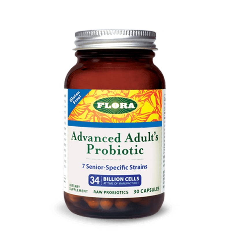 FLORA Suppléments Super probiotiques adultes plus 30caps