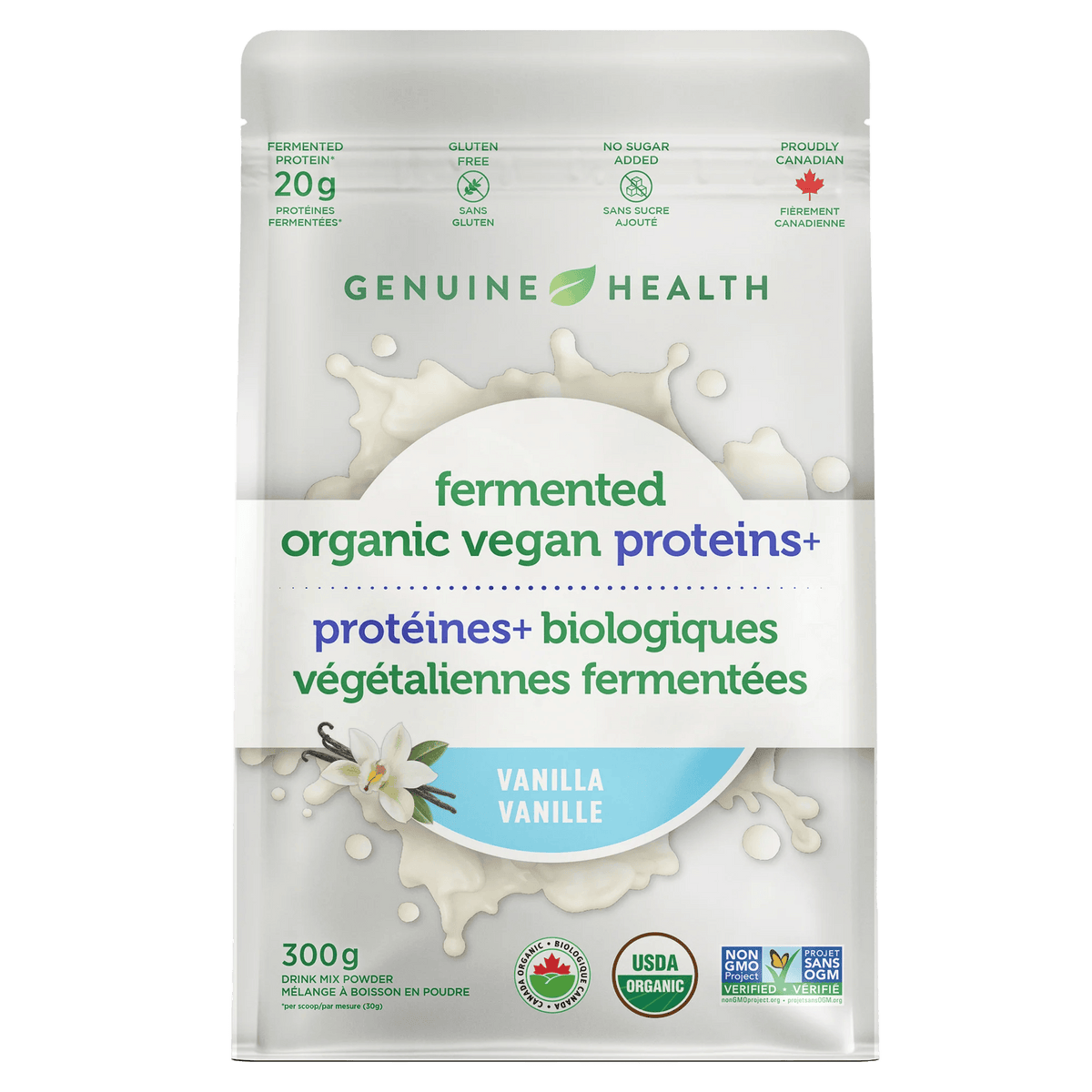 GENUINE HEALTH Suppléments Protéines + (vanile) 300g
