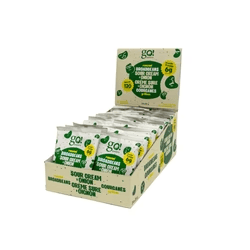 GO NUTRITION Épicerie Go Beanz - Gourganes grillées Crème sûre et oignons 24x28g