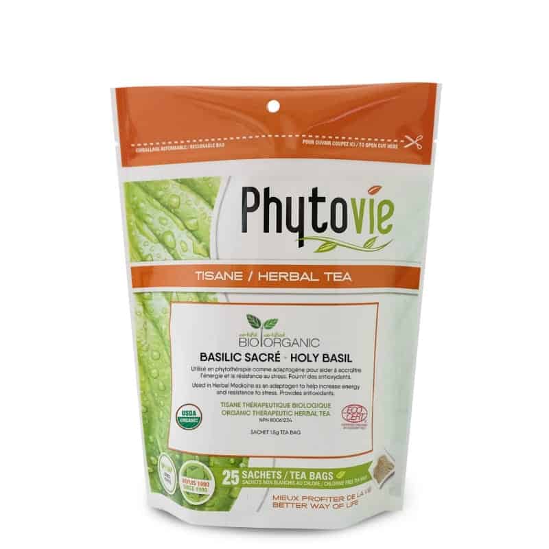 GOURMET NUTRITION Suppléments Tisane Basilic sacré bio 25s