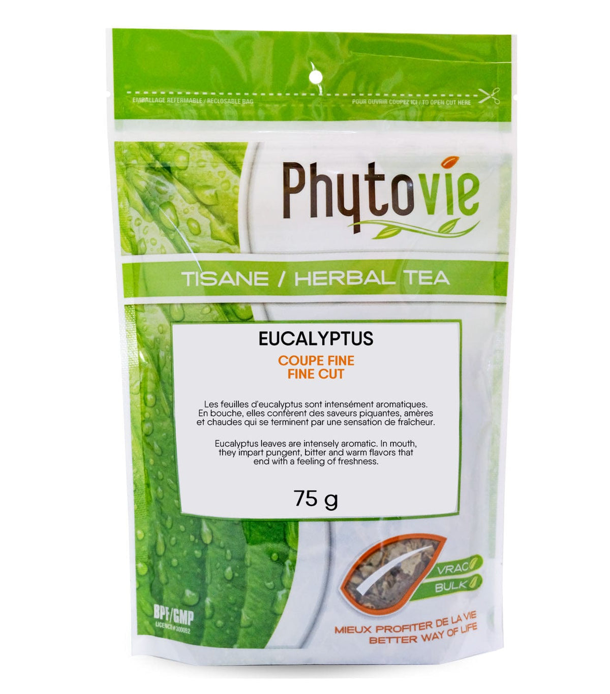 GOURMET NUTRITION Suppléments Tisane Eucalyptus (feuille) 75g