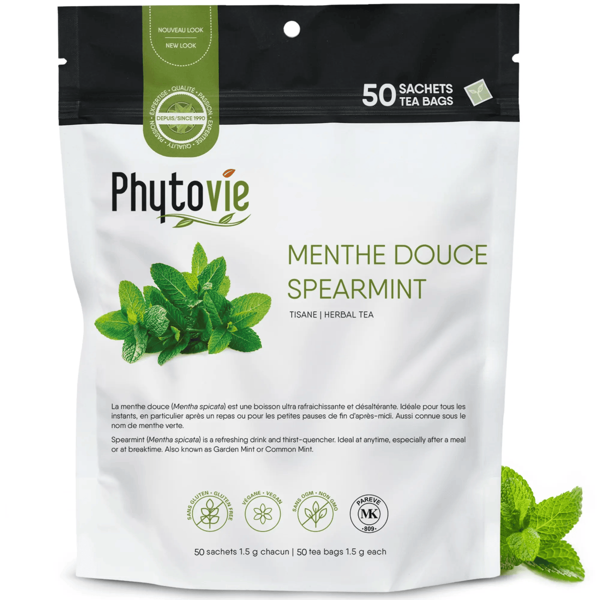 GOURMET NUTRITION Suppléments Tisane Menthe douce (feuille) 50s