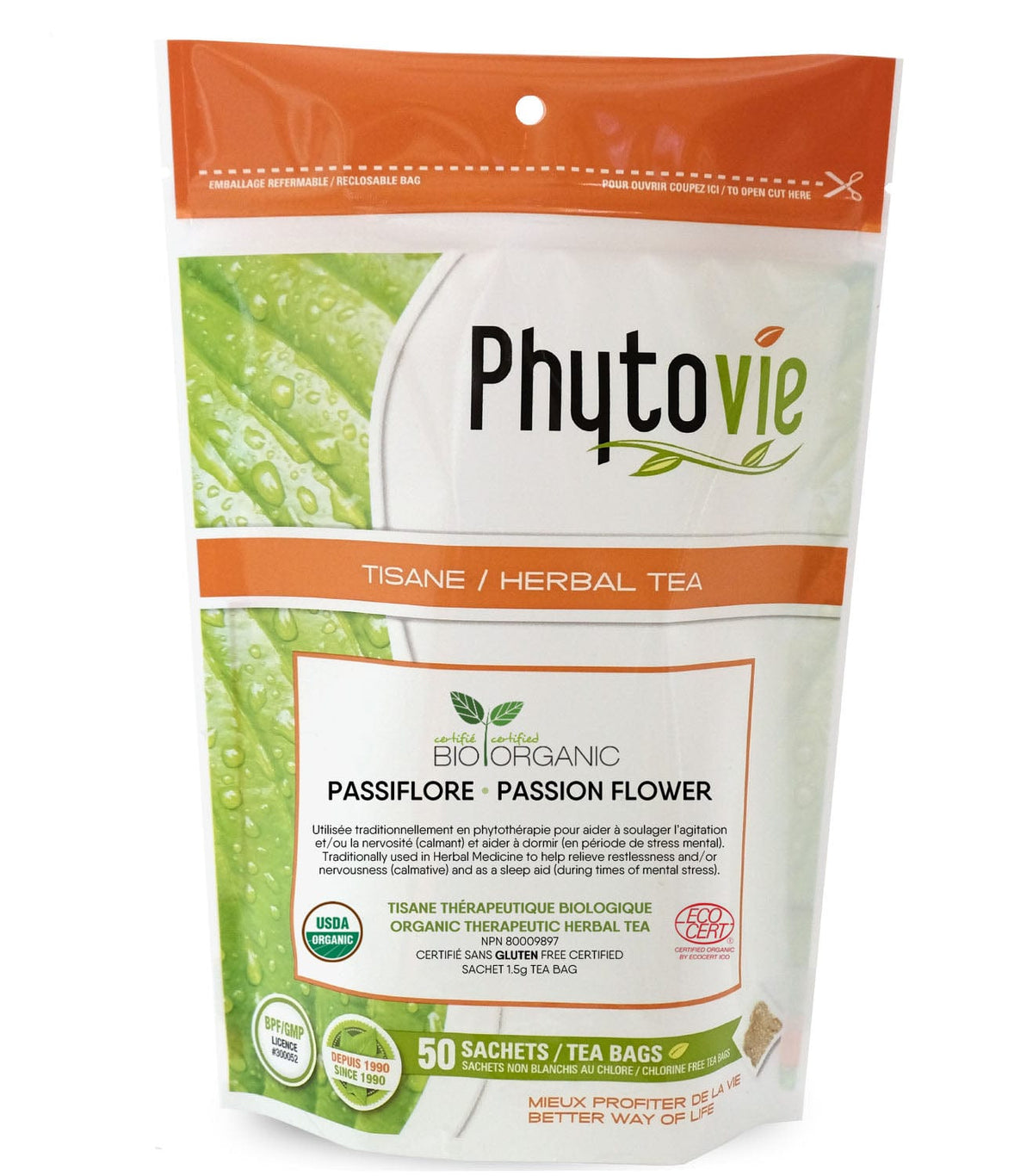 GOURMET NUTRITION Suppléments Tisane Passiflore bio  50s