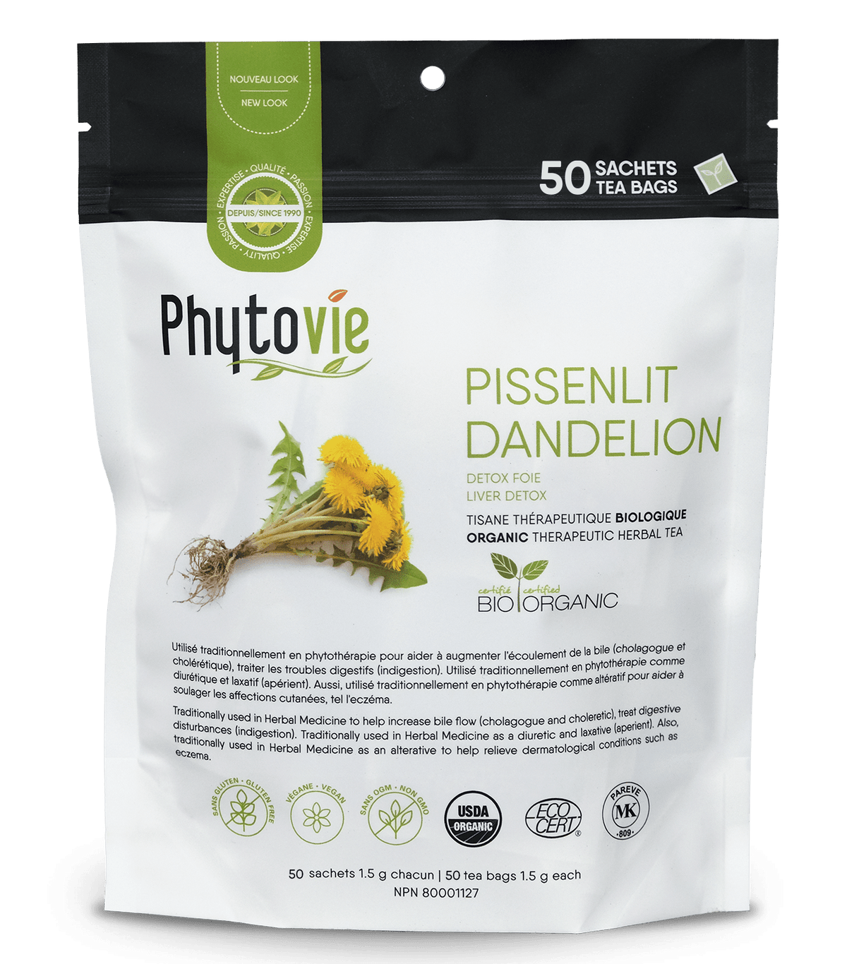 GOURMET NUTRITION Suppléments Tisane Pissenlit  50s