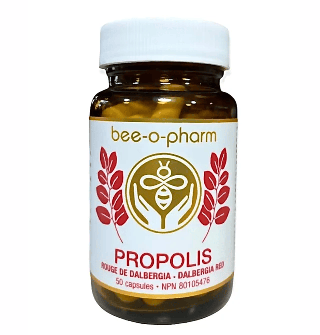 HAPPY CULTURE Suppléments Capsules de propolis rouge de Dalbergia 50caps