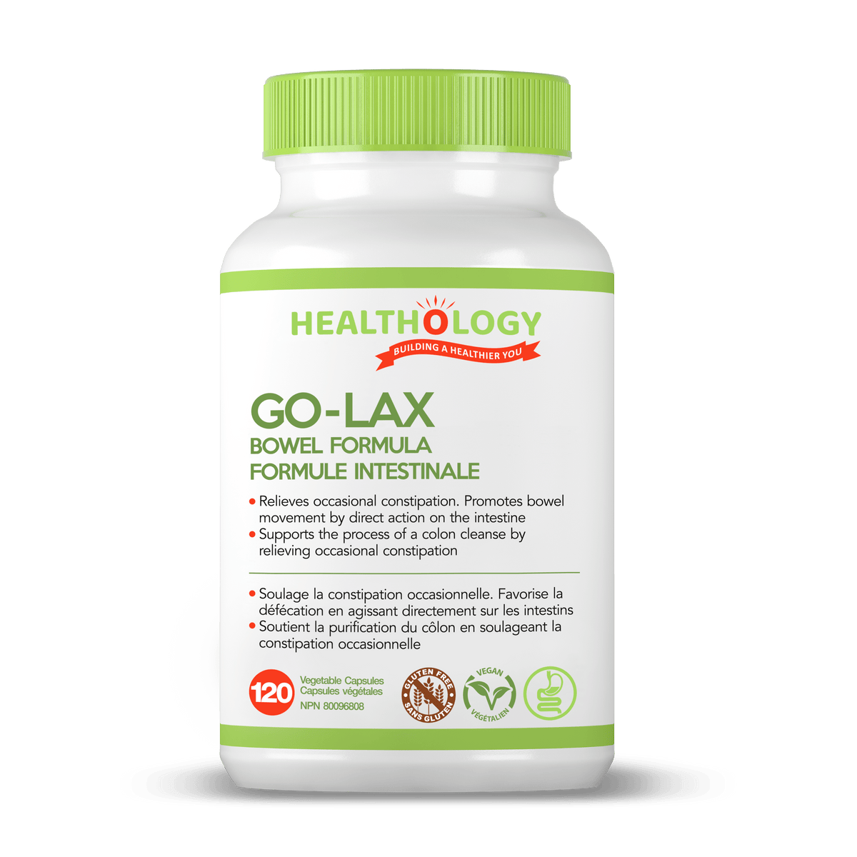 HEALTHOLOGY Suppléments Go-lax  120vcaps