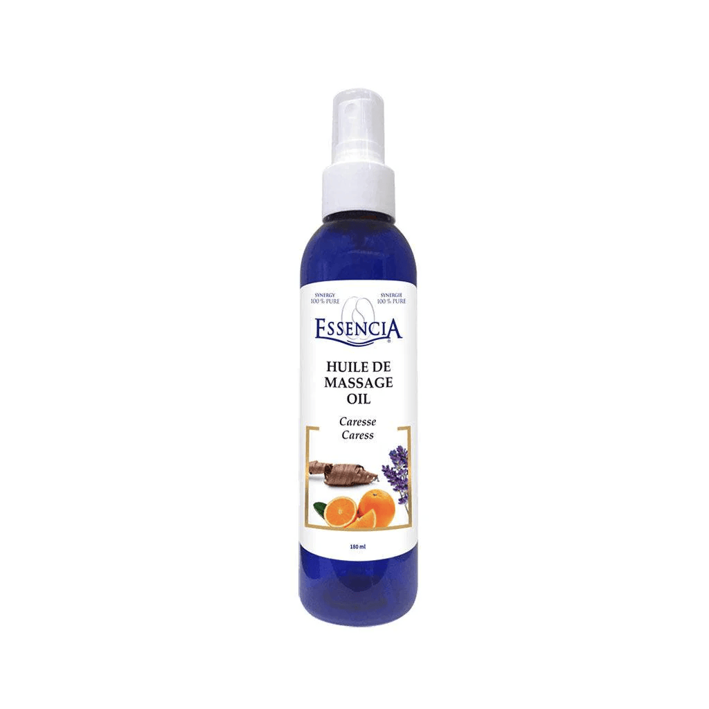 HOMEOCAN Suppléments Huile de massage caresse ( orange douce, lavande, bois de rose) 180ml
