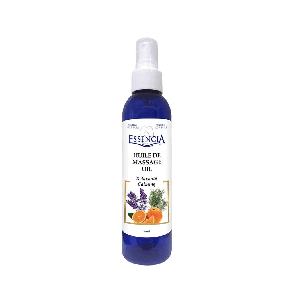 HOMEOCAN Suppléments Huile de massage relaxante (lavande, orange douce et pin) 180ml
