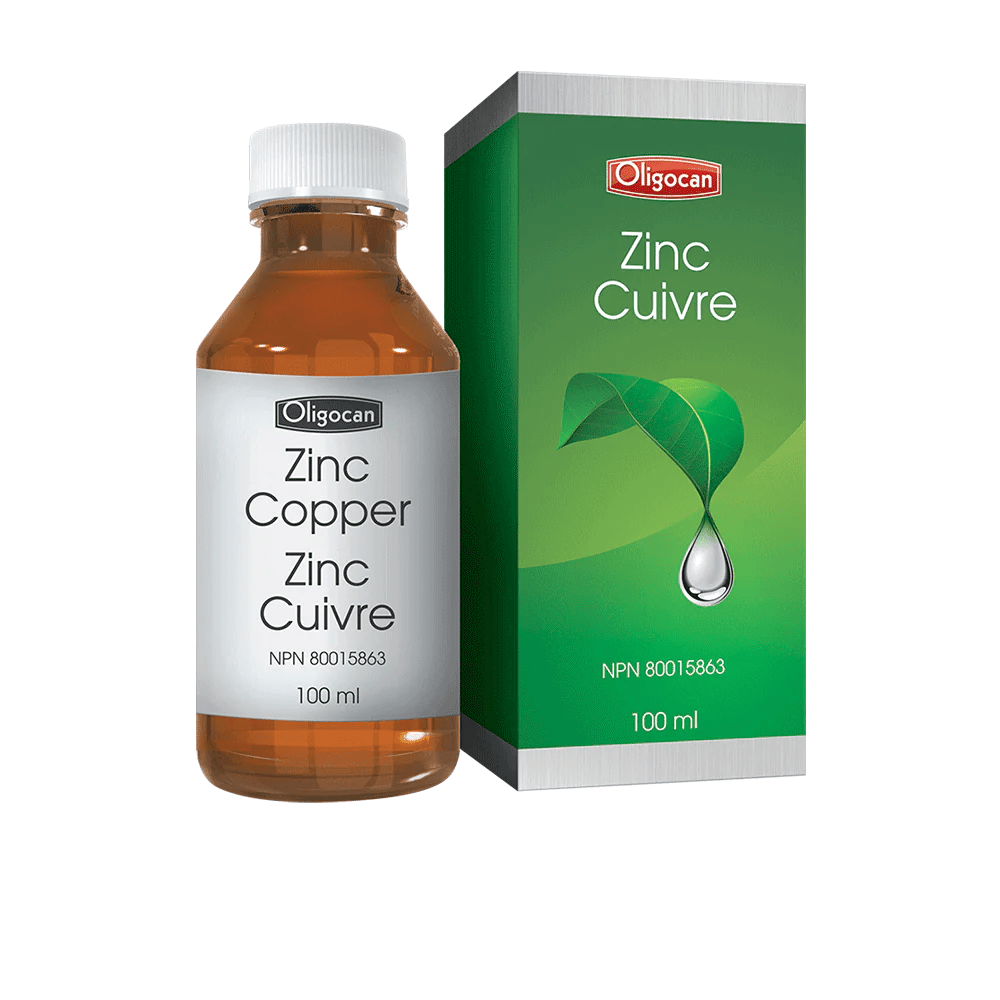 HOMEOCAN Suppléments Zinc-cuivre 100ml