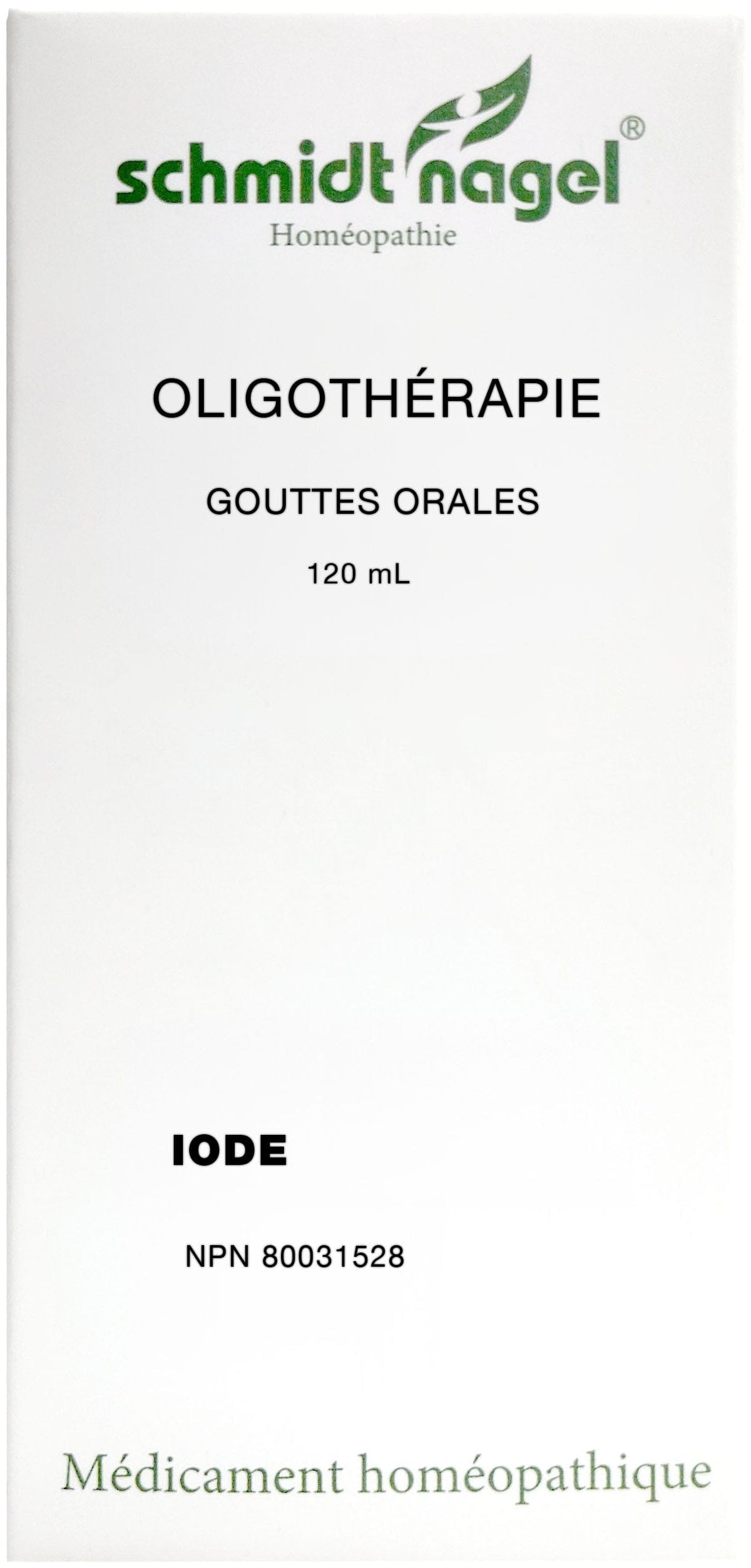 HOMEODEL Suppléments Oligo iode 120ml