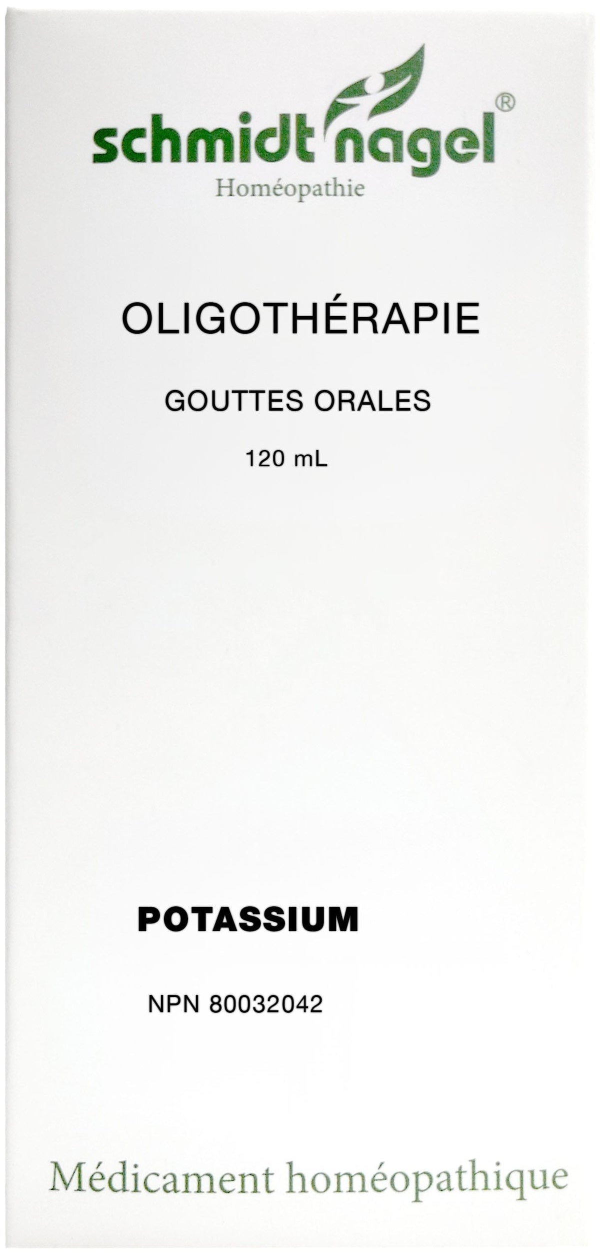 HOMEODEL Suppléments Oligo potassium 120ml
