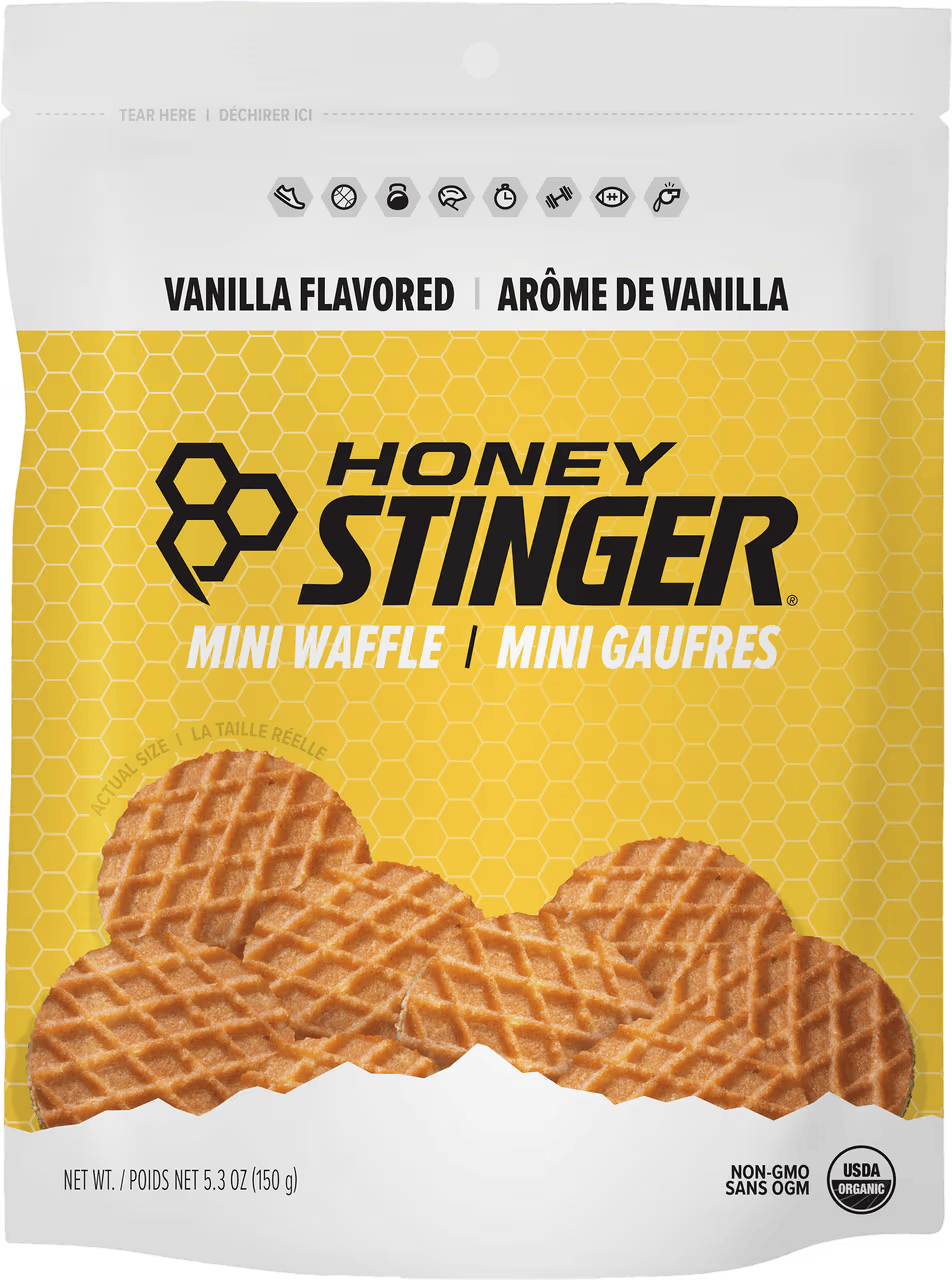 HONEY STINGER Suppléments Mini Gaufres énergétiques bio (vanille) 150g