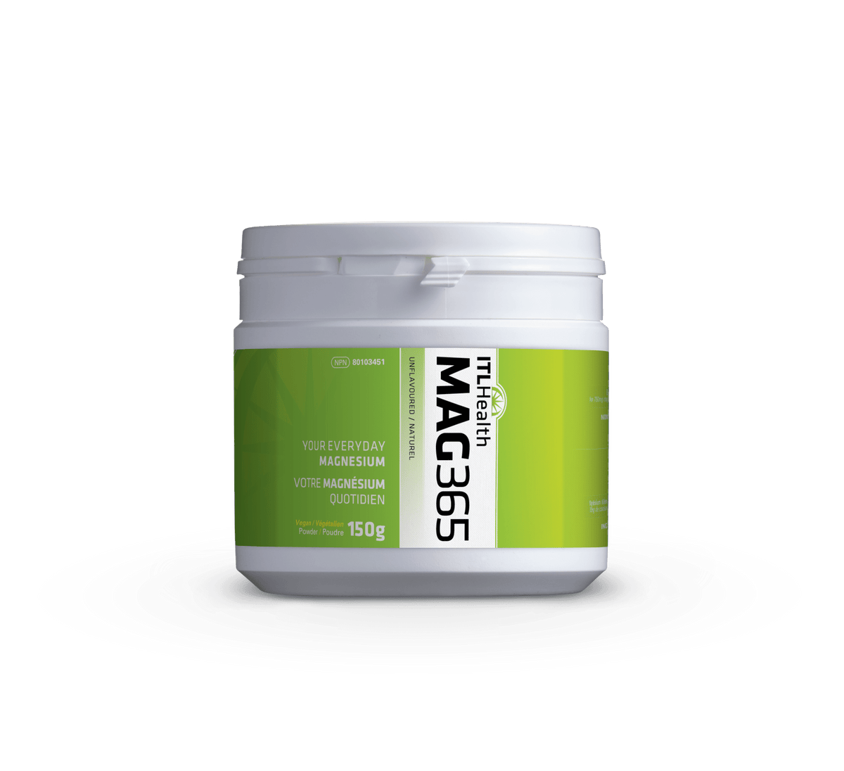 ITL HEALTH Suppléments Mag 365 Magnésium (naturel) 150g