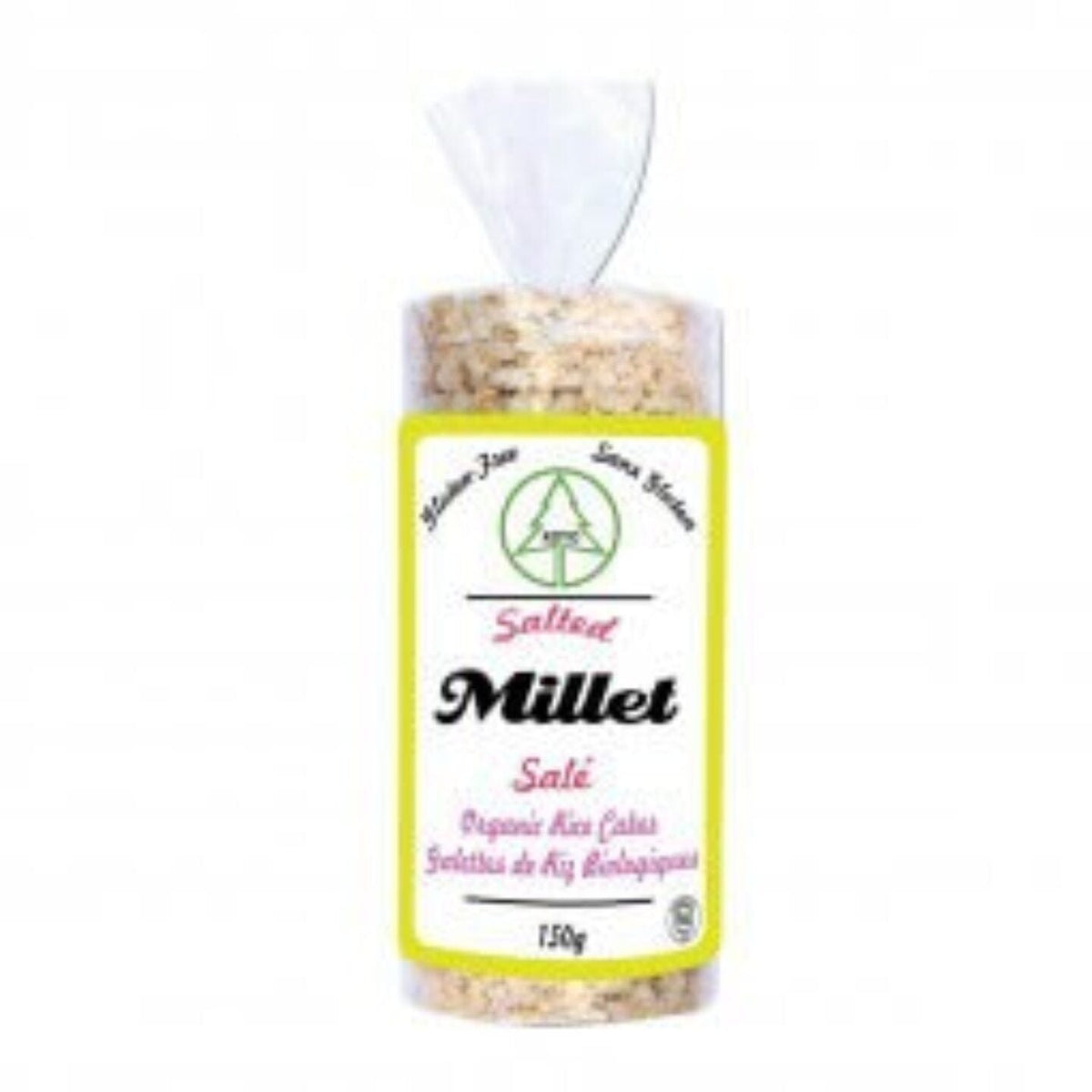 KOYO Épicerie Galettes de riz biologiques au millet salées 150g