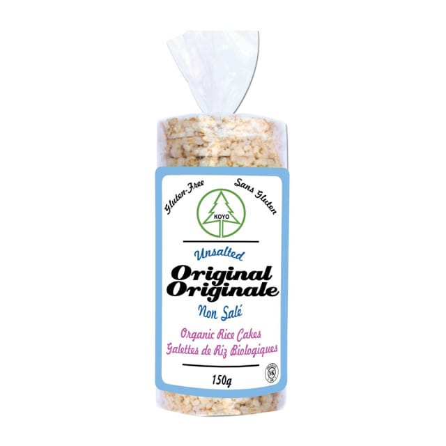 KOYO Épicerie Galettes de riz biologiques originales non-salées 150g
