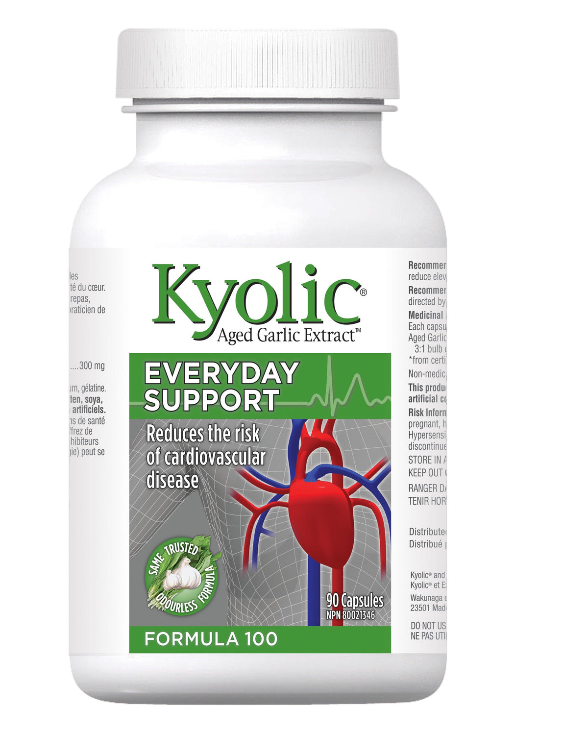 KYOLIC Suppléments Ail Kyolic #100 (style de vie sain) 90caps