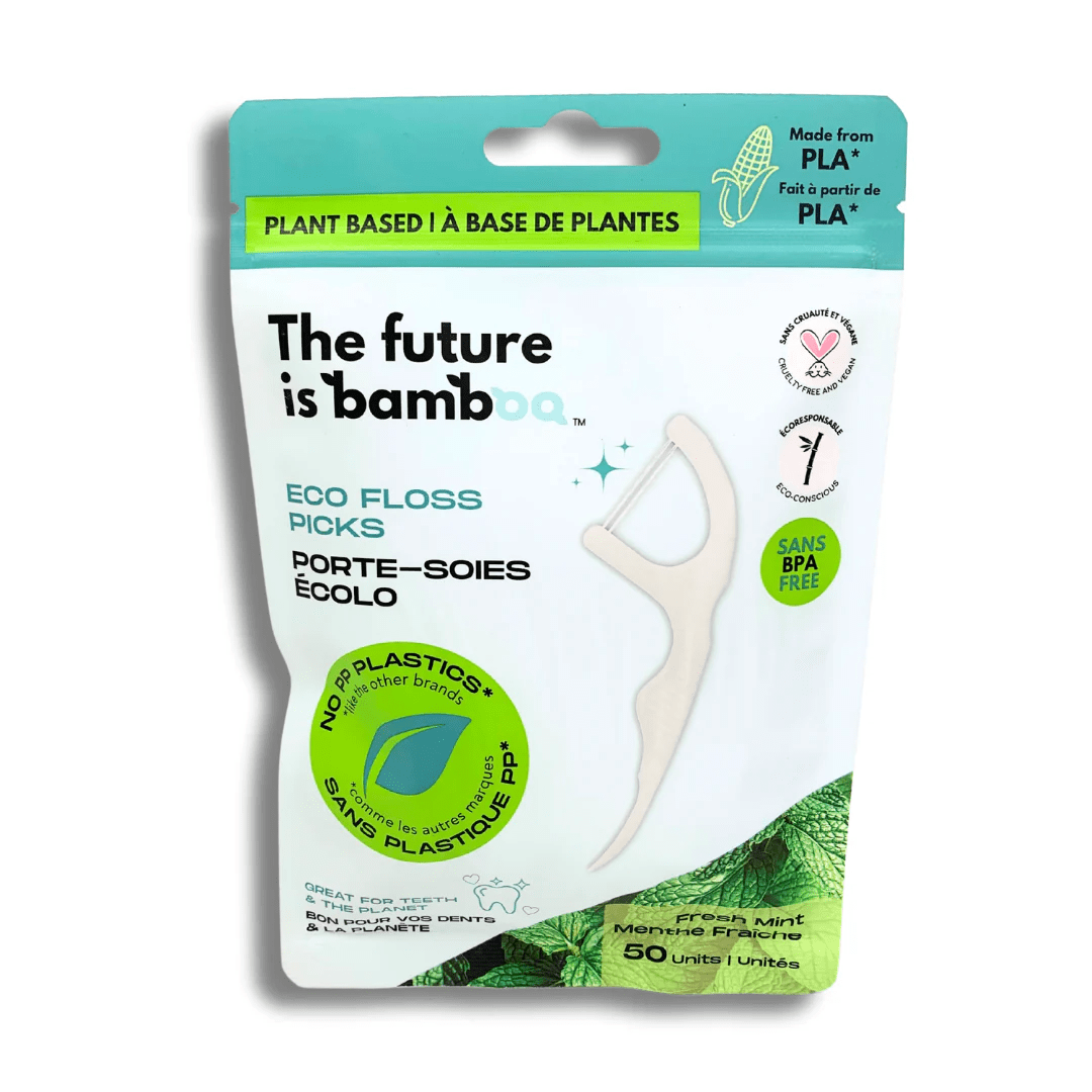 LE FUTUR EST BAMBOU Soins & Beauté Portes-soies écolos menthe fraîche 50un