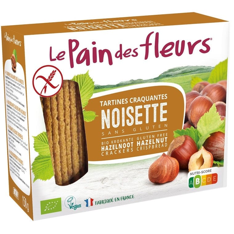 LE PAIN DES FLEURS Épicerie Tartines craquantes noisettes 150g