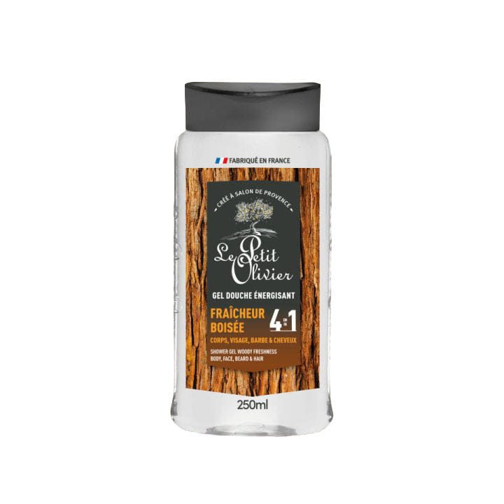LE PETIT OLIVIER Soins & beauté Gel douche énergisant fraîcheur boisé 4 en 1 250ml