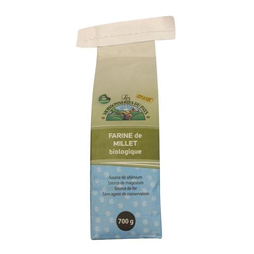 LES MOISSONNERIES DU PAYS Épicerie Farine de millet biologique 700g
