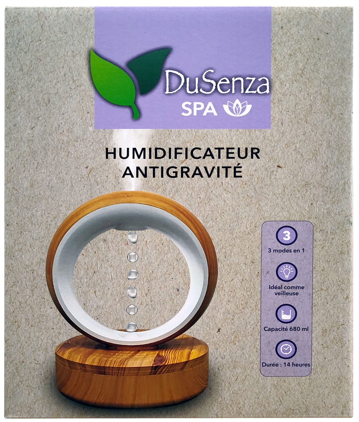 LES PRODUITS DUSENZA Soins & beauté Humidificateur antigravité un