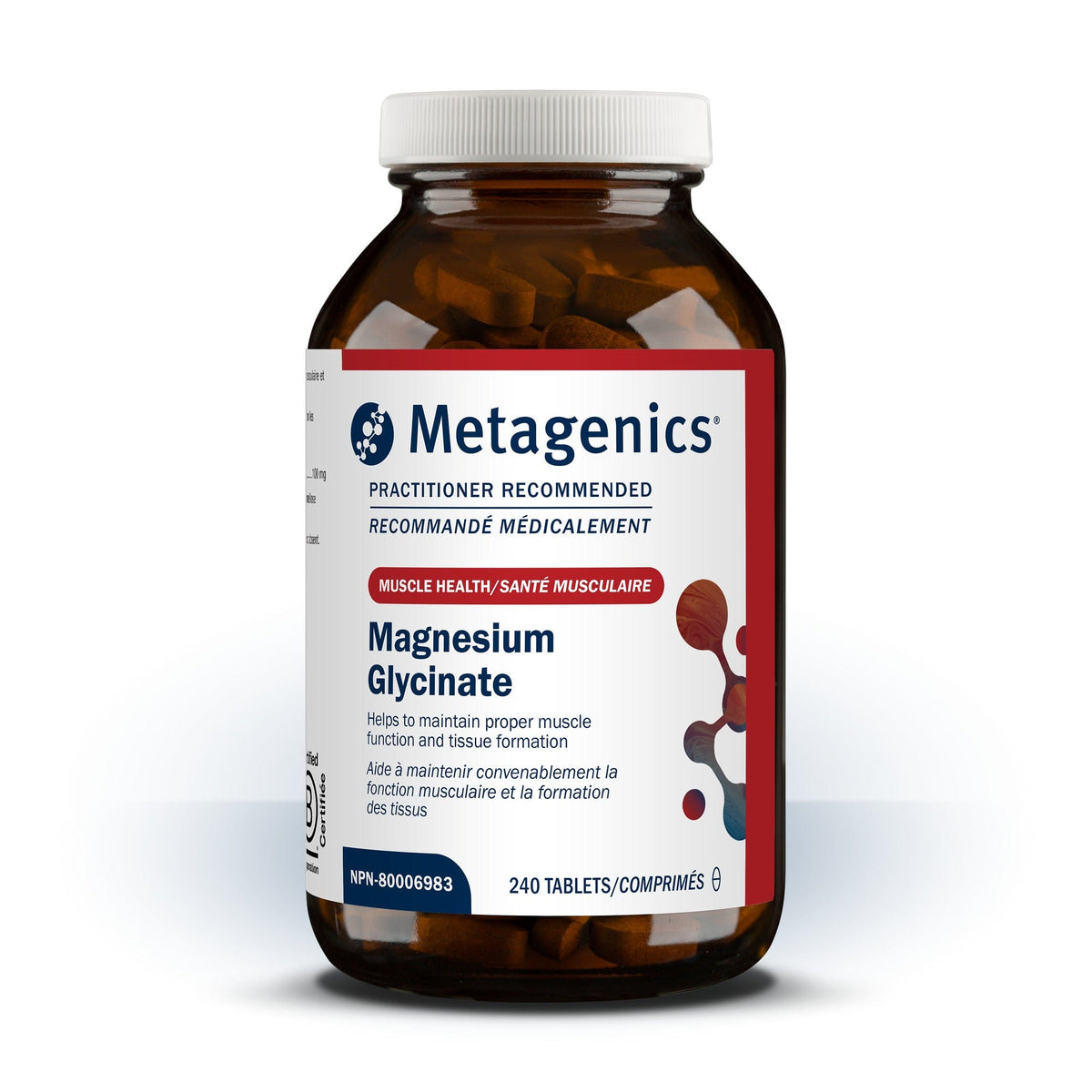 METAGENICS Suppléments Magnesium glycinate  240comp