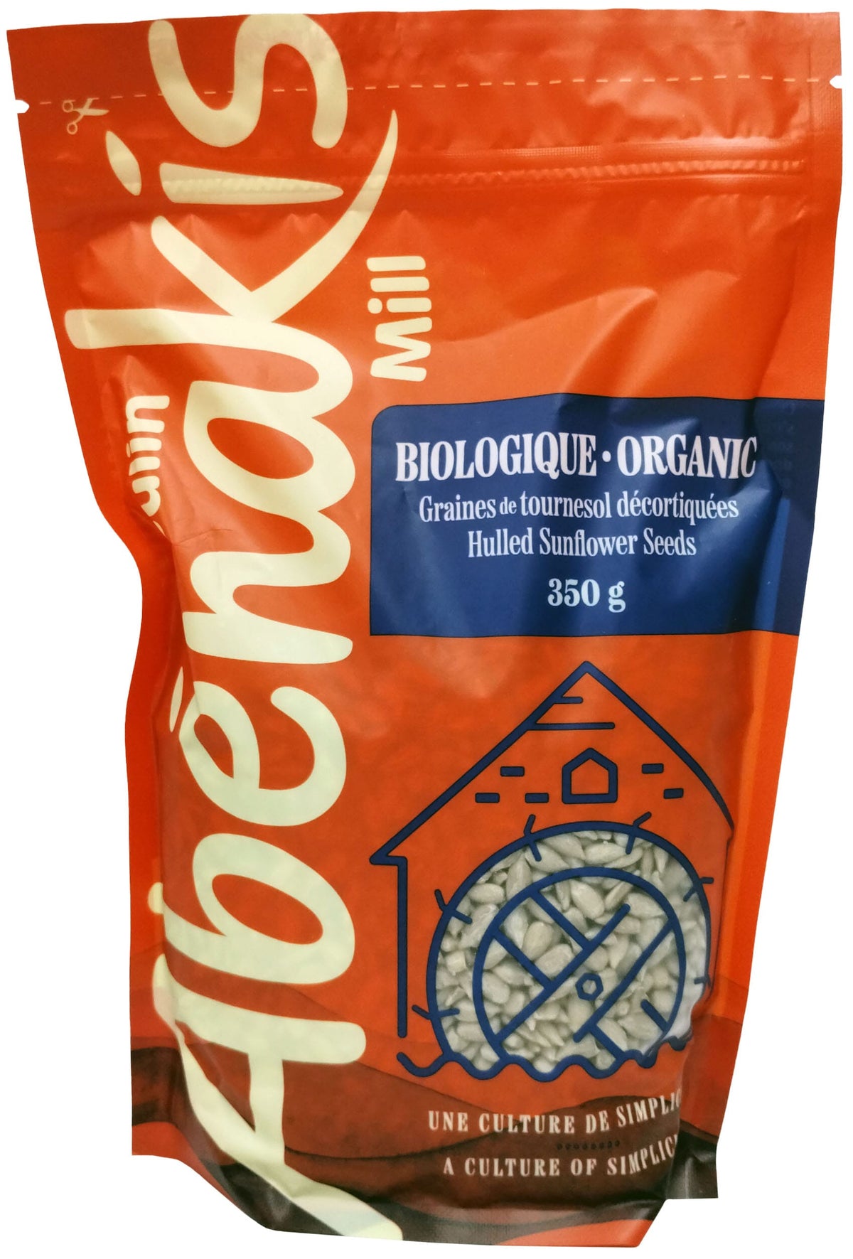 MOULIN AUX ABÉNAKIS Épicerie Graines de tournesol décortiquées bio 350g