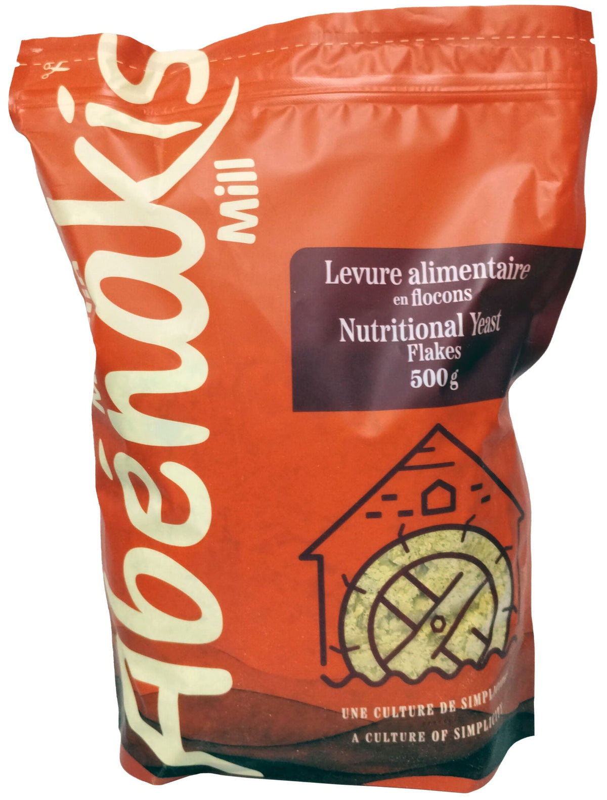 MOULIN AUX ABÉNAKIS Épicerie Levure alimentaire en flocons sans OGM 500g