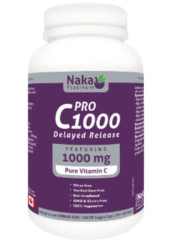 NAKA Suppléments Pro C 1000 à libération retardée 180vcaps