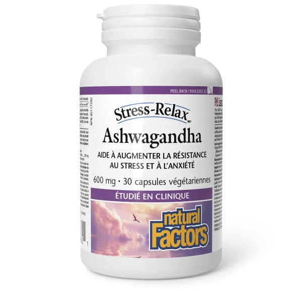 NATURAL FACTORS Suppléments Ashwagandha  30vcaps